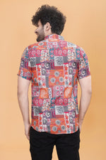 Men Classic Half Sleeves  Printed Shirt