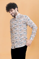 Men Multi Printed Slim Fit Casual Shirt